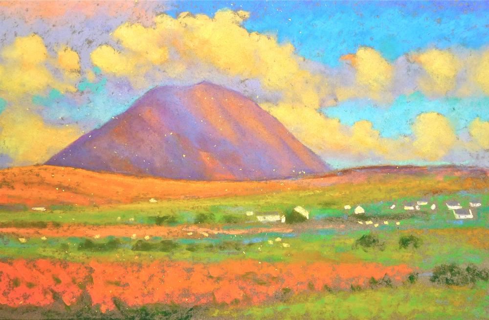 Camille Leblond » pastels » Achill Island Le Slievemore