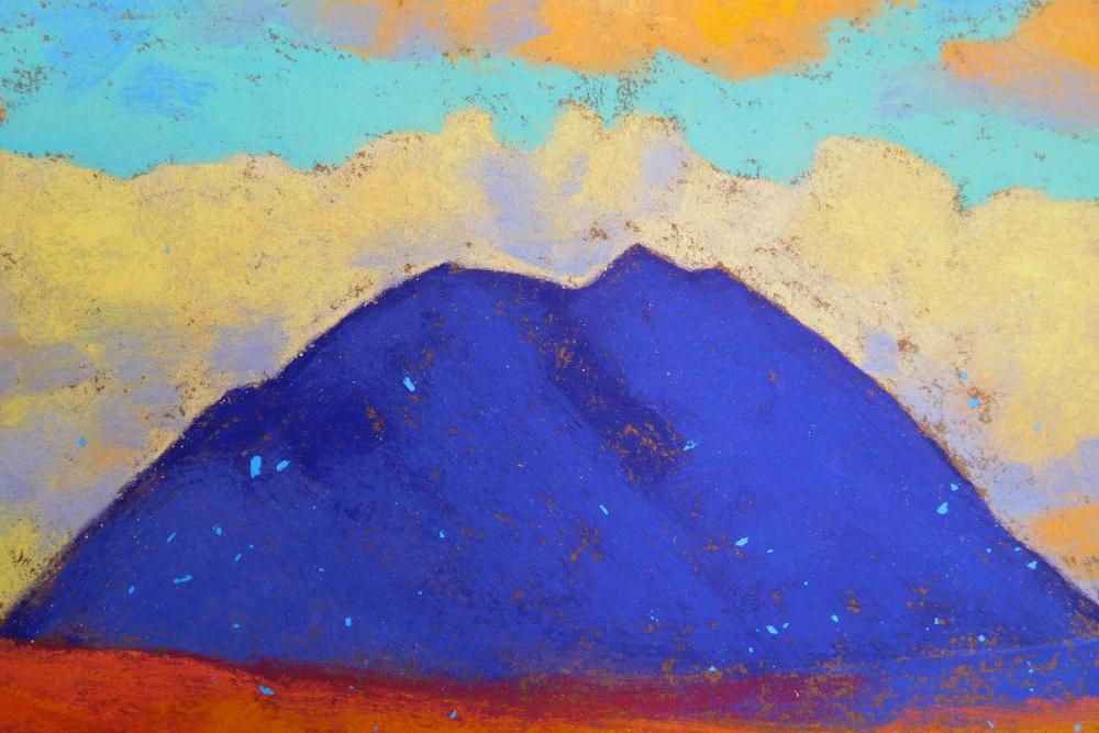 Camille Leblond » pastels » Achill Island Le Slievemore à Achill (détail)