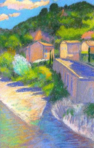 Camille Leblond » pastels » Jour de l'Ascension, mistral