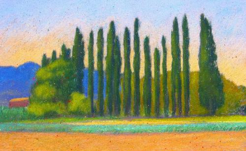 Camille Leblond » pastels » Du côté de Sablet