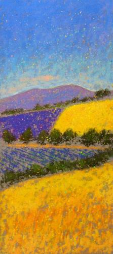Camille Leblond » pastels » Juillet à Vinsobres