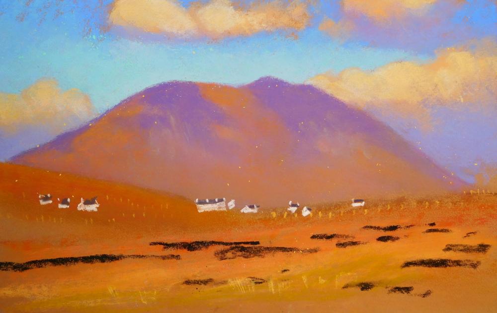 Camille Leblond » pastels » Achill Island Aux pieds du Slievemore