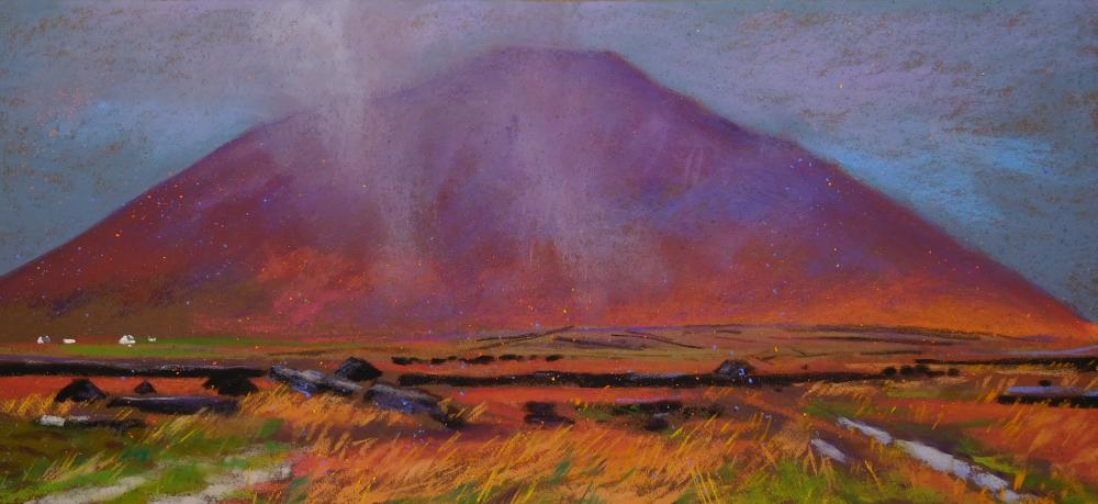 Camille Leblond » pastels » Achill Island Tourbière à Achill