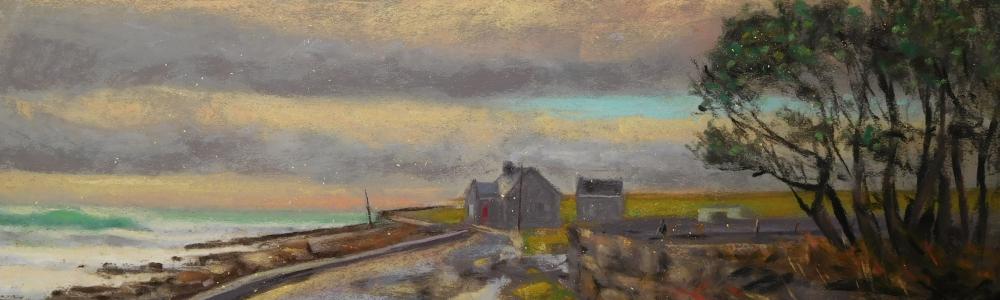 Camille Leblond » pastels » Achill Island Dooagh Pier