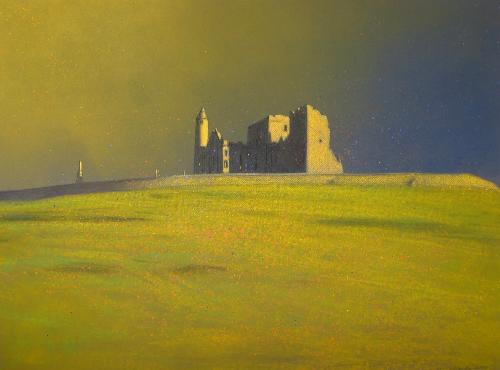 Camille Leblond » pastels » Rock of Cashel. Irlande