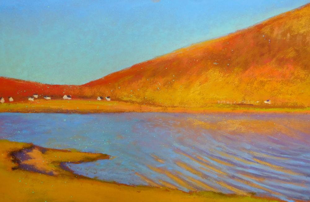 Camille Leblond » pastels » Achill Island Keel Lough