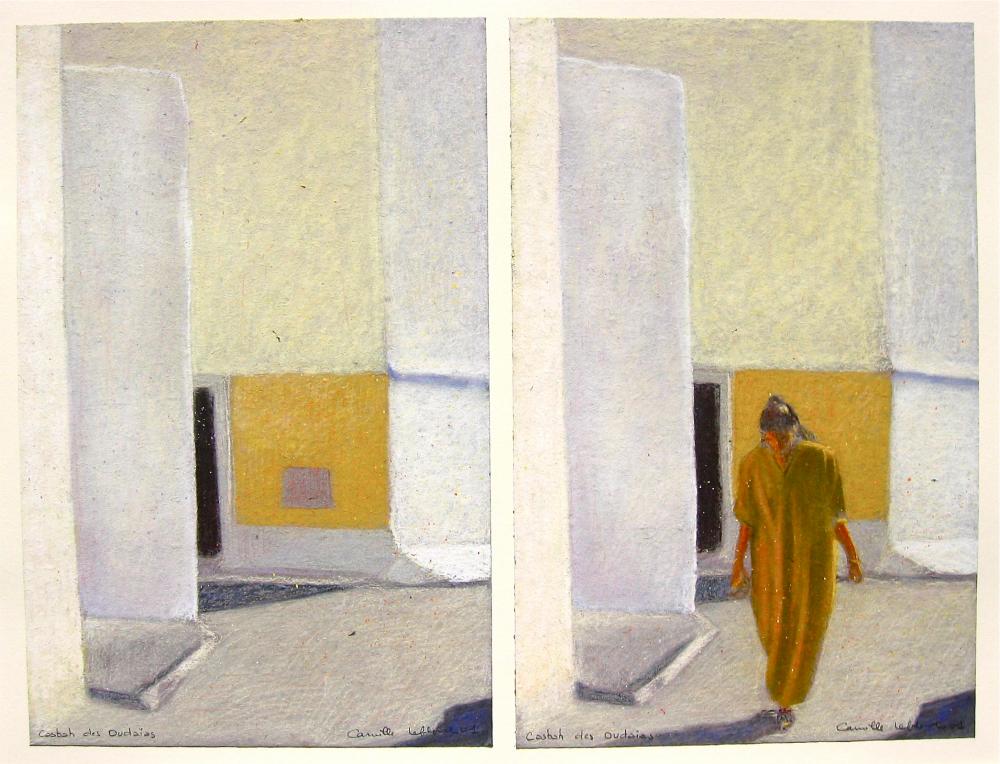 Camille Leblond » pastels » Diptyque Casbah