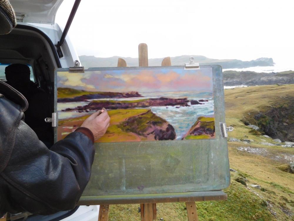 Camille Leblond » pastels » Achill Island Janvier Février 2016