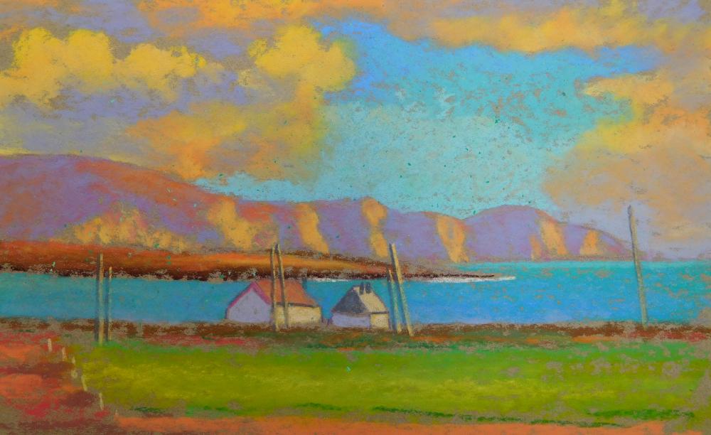 Camille Leblond » pastels » Achill Island Minaun Cliffs de Dooagh