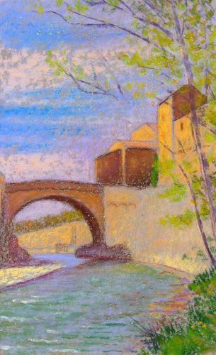 Camille Leblond » pastels » Pont Romain