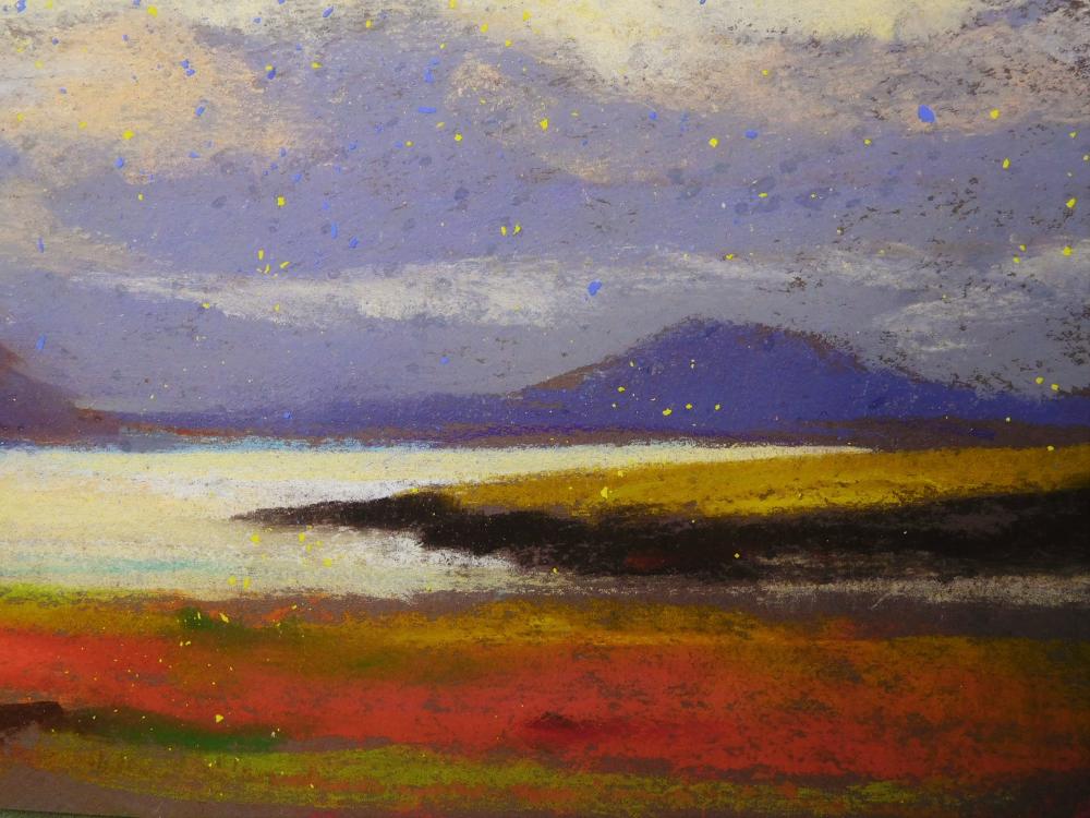 Camille Leblond » pastels » Achill Island Keel Bay (détail)