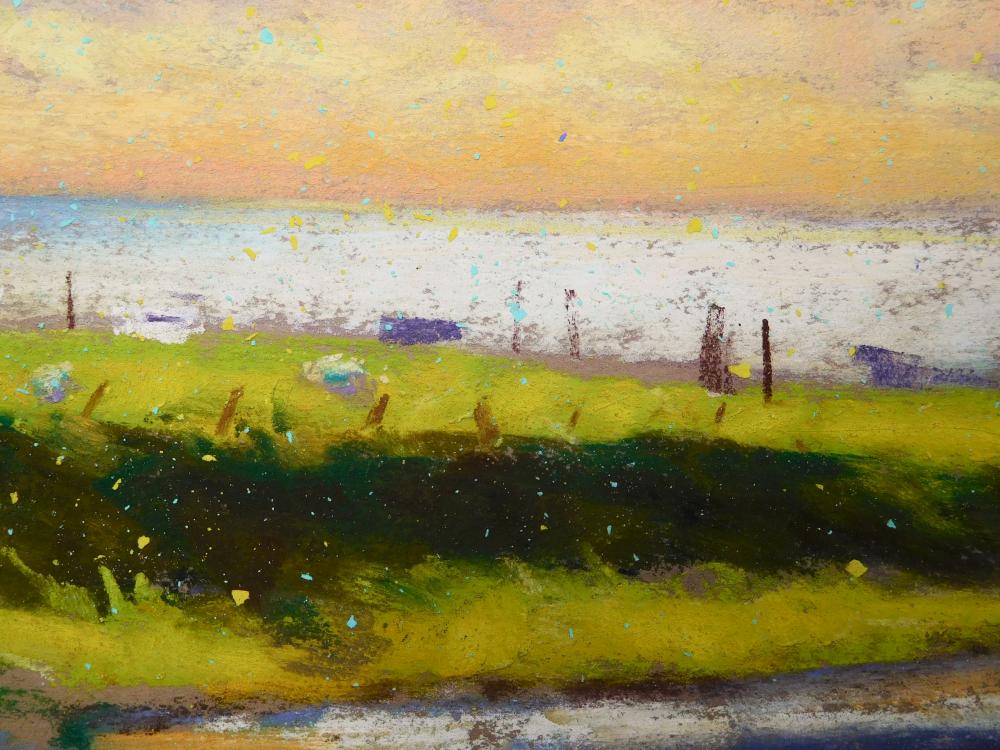 Camille Leblond » pastels » 	AchillIsland Environs de Dooagh (détail)