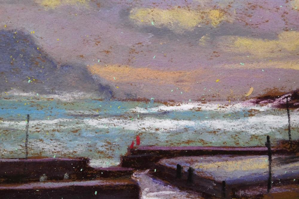 Camille Leblond » pastels » Achill Island Purteen (détail)