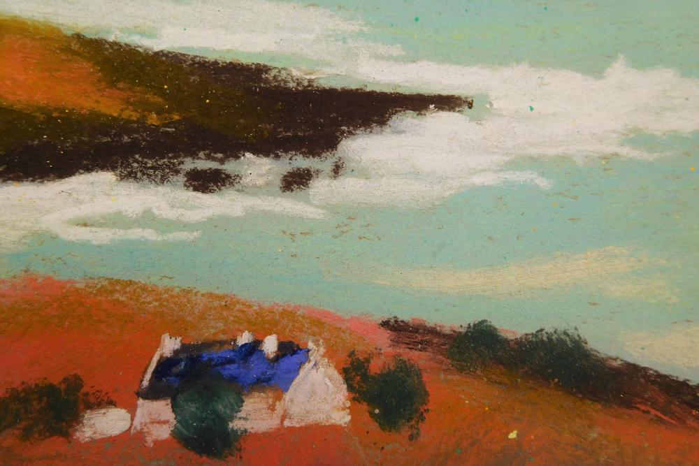 Camille Leblond » pastels » Achill Island Minaun Cliffs (détail)