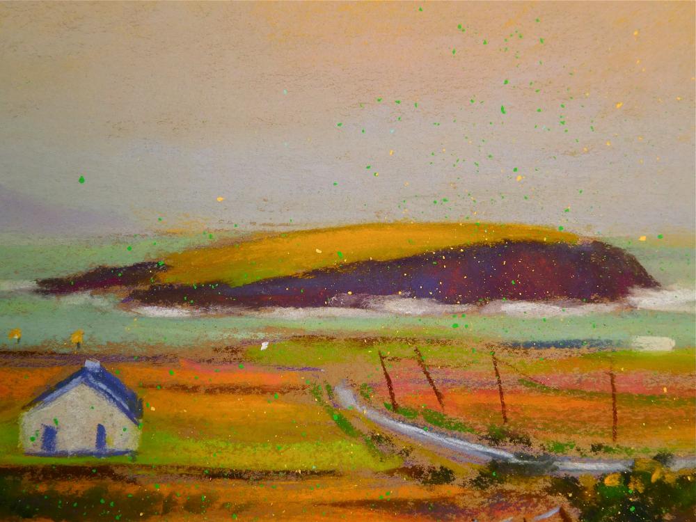 Camille Leblond » pastels » Achill Island Route de Purteen (détail)