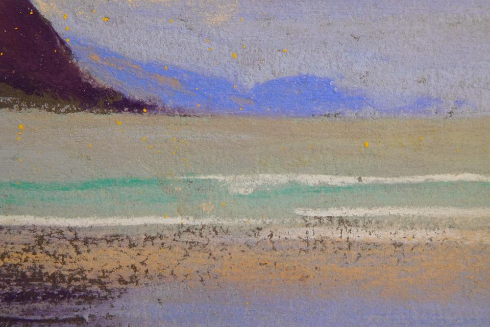 Camille Leblond » pastels » Achill Island Keel Beach (détail)