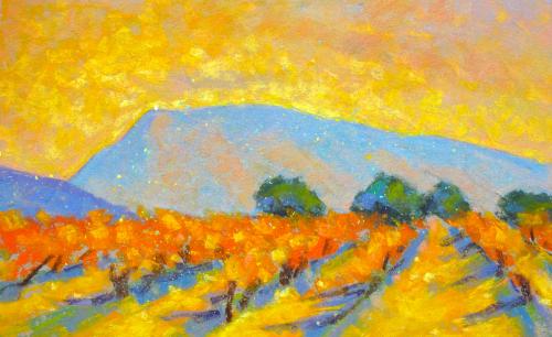 Camille Leblond » pastels » Ventoux d'Automne