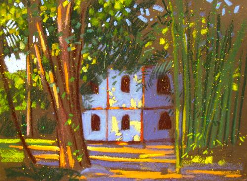 Camille Leblond » pastels » Auroville, New Creation 1