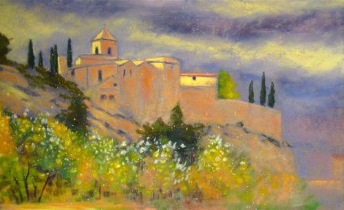 Camille Leblond » pastels » Vaison, Cité Médiévale